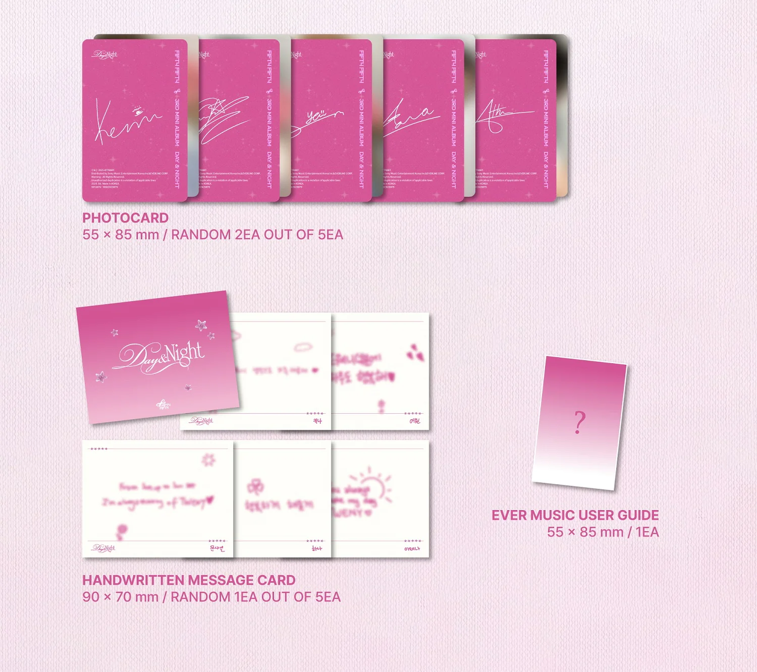 Fifty Fifty - 3rd Mini Album Day & Night (EVER version) - Image 3