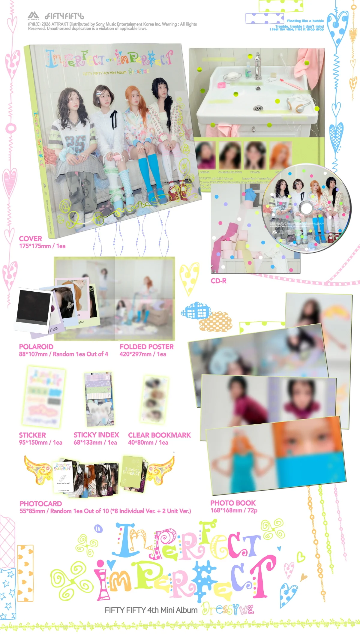FIFTY FIFTY - 4th Mini Album Imperfect-I'mperfect - Image 2