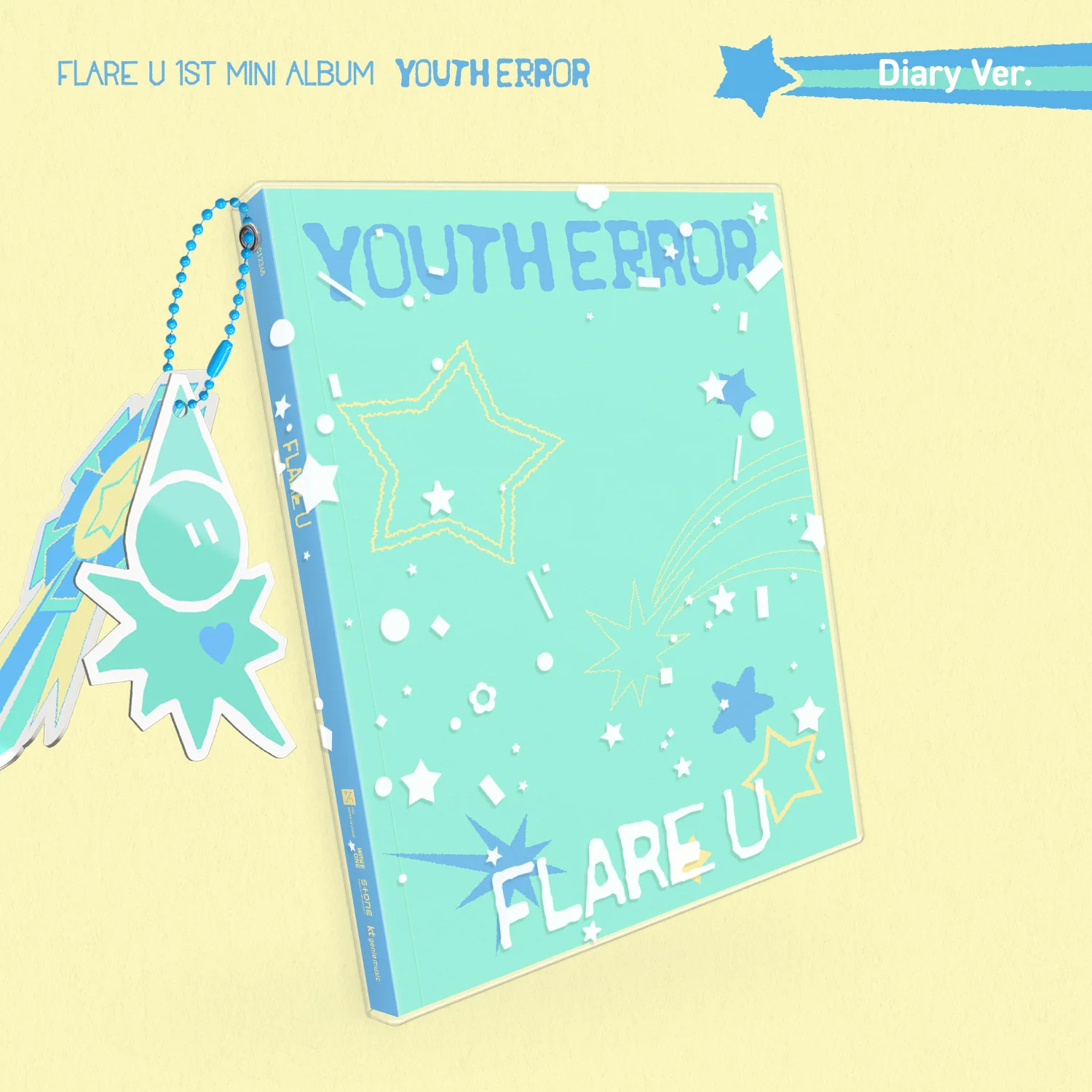 Flare U - 1st Mini Album Youth Error Diary Version CD