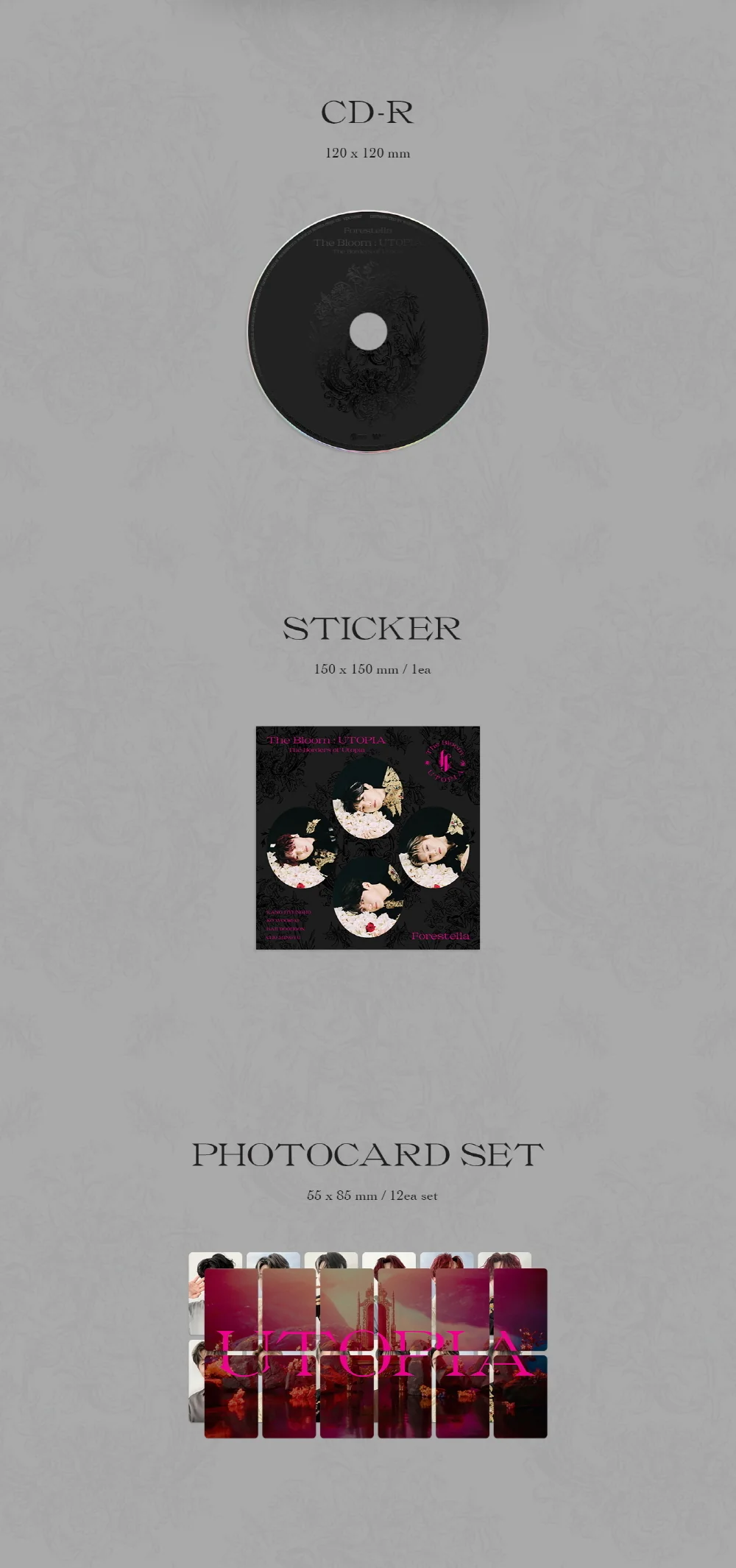 Forestella - [The Bloom : UTOPIA] The Borders of Utopia Album - Image 3