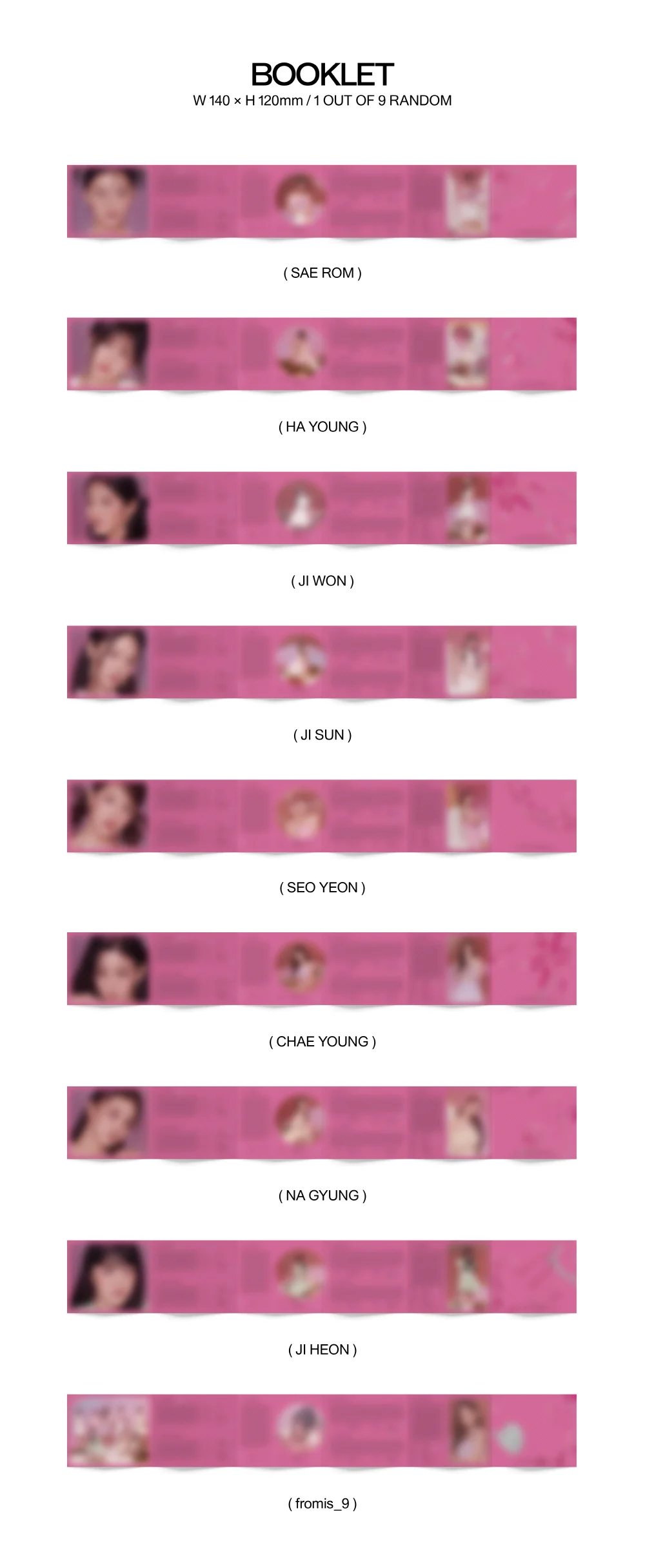 fromis_9 - 1st Album Unlock My World [Compact ver.] - Image 3