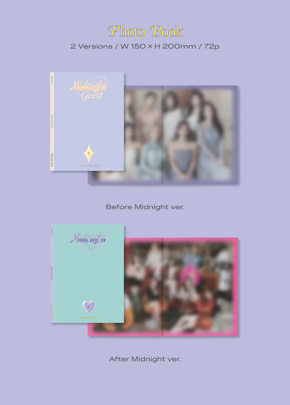fromis_9 - 4th Mini Album Midnight Guest Random version CD - Image 4
