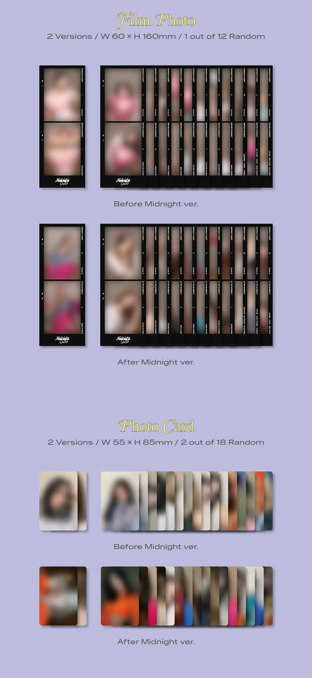 fromis_9 - 4th Mini Album Midnight Guest Random version CD - Image 6