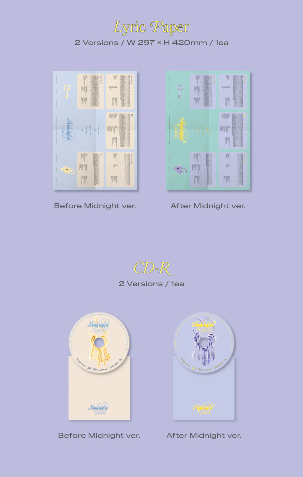 fromis_9 - 4th Mini Album Midnight Guest Random version CD - Image 7