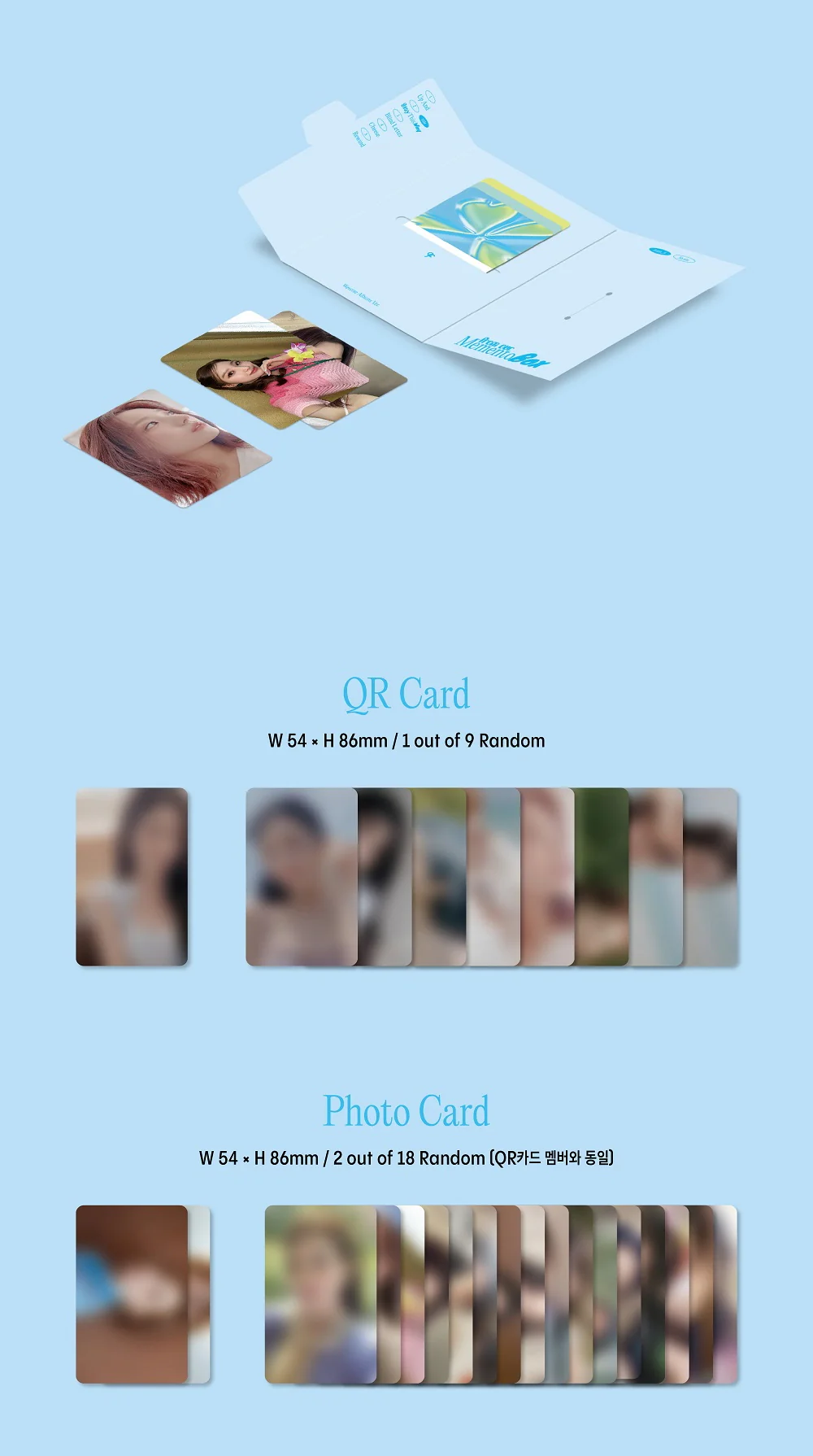[QR CARD ALBUM] fromis_9 - 5th Mini Album from our Memento Box WEVERS ALBUM Random ver. - Image 3