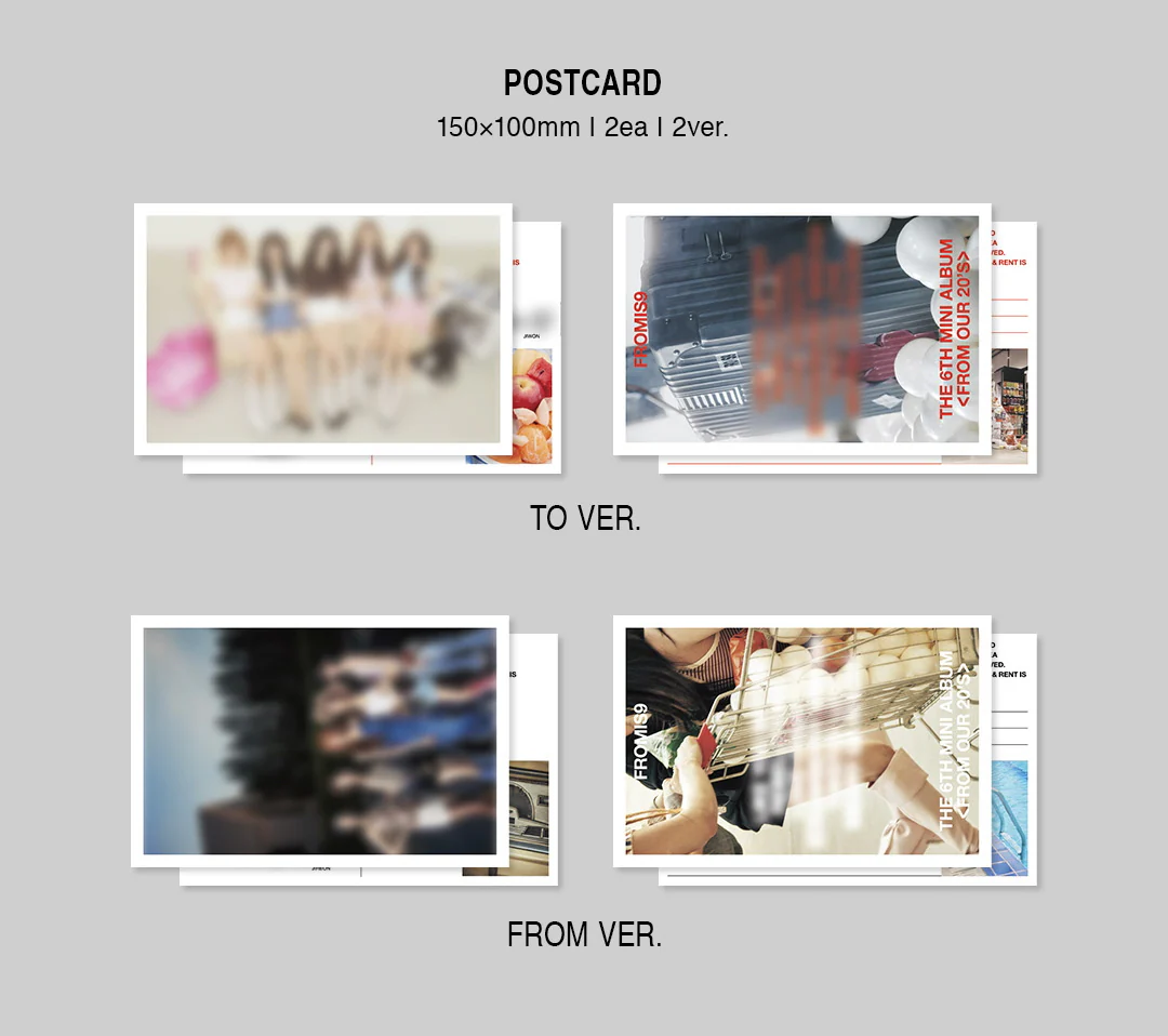 fromis_9 - 6th Mini Album From Our 20’s Postcard version - Image 4