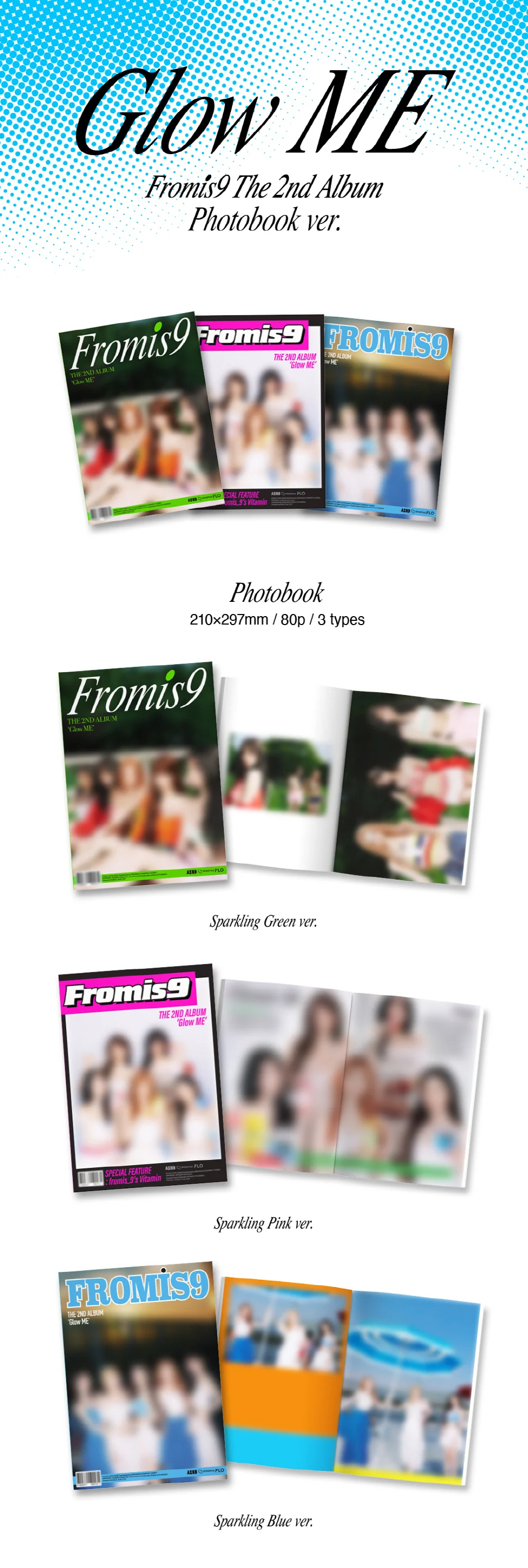 fromis_9 - Glow ME [Photobook Ver.] 2nd Album - Image 2