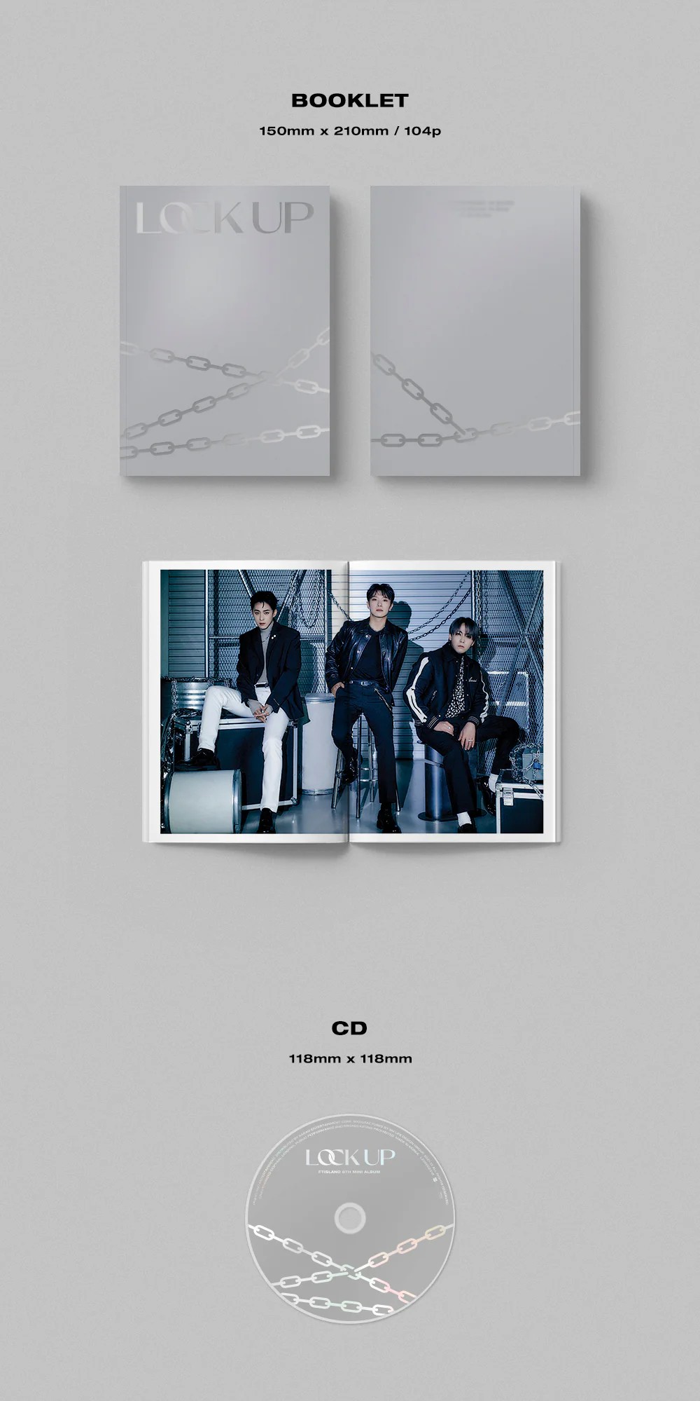 FTISLAND - LOCK UP (8th Mini Album) CD - Image 3