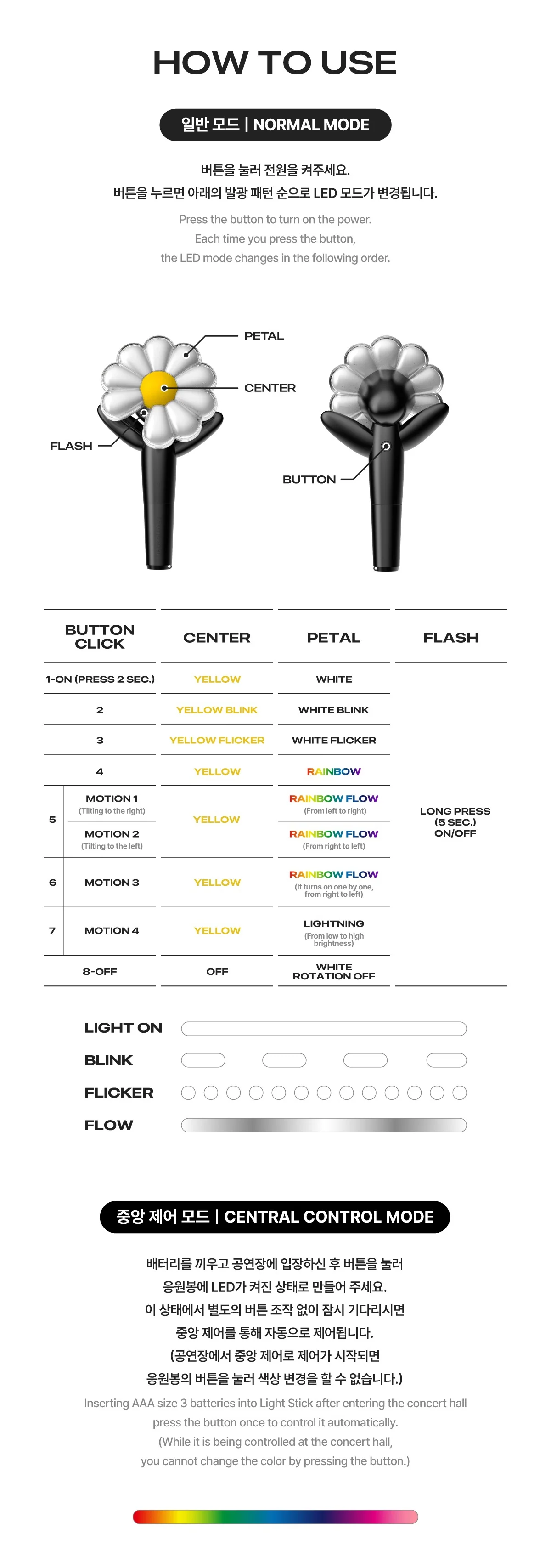 G-DRAGON - OFFICIAL LIGHT STICK + PREORDER BENEFIT PHOTOCARD - Image 5