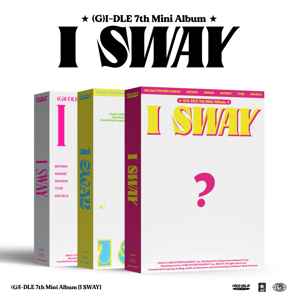 (G) I-DLE - I SWAY (7th Mini Album) CD