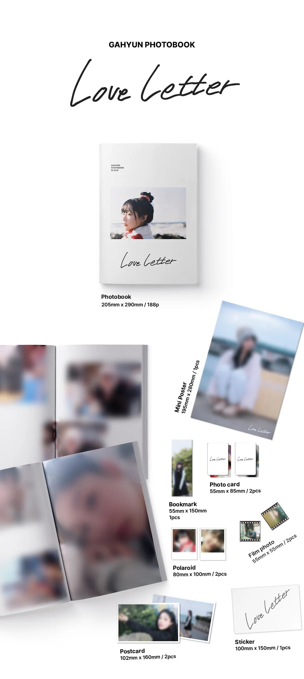 GAHYUN PHOTOBOOK [Love Letter] - Image 2