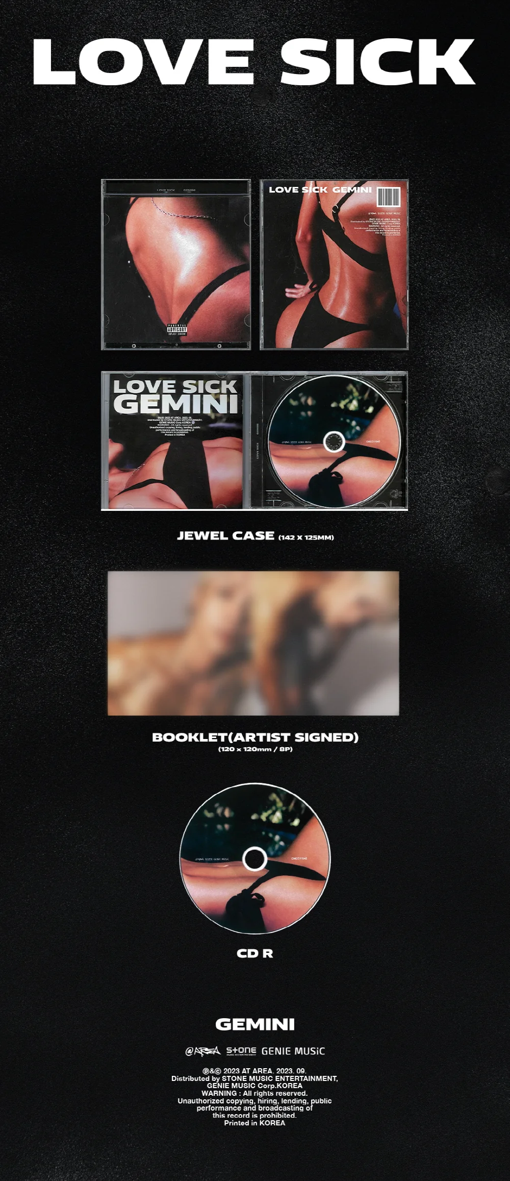 GEMINI - Love Sick Album - Image 2
