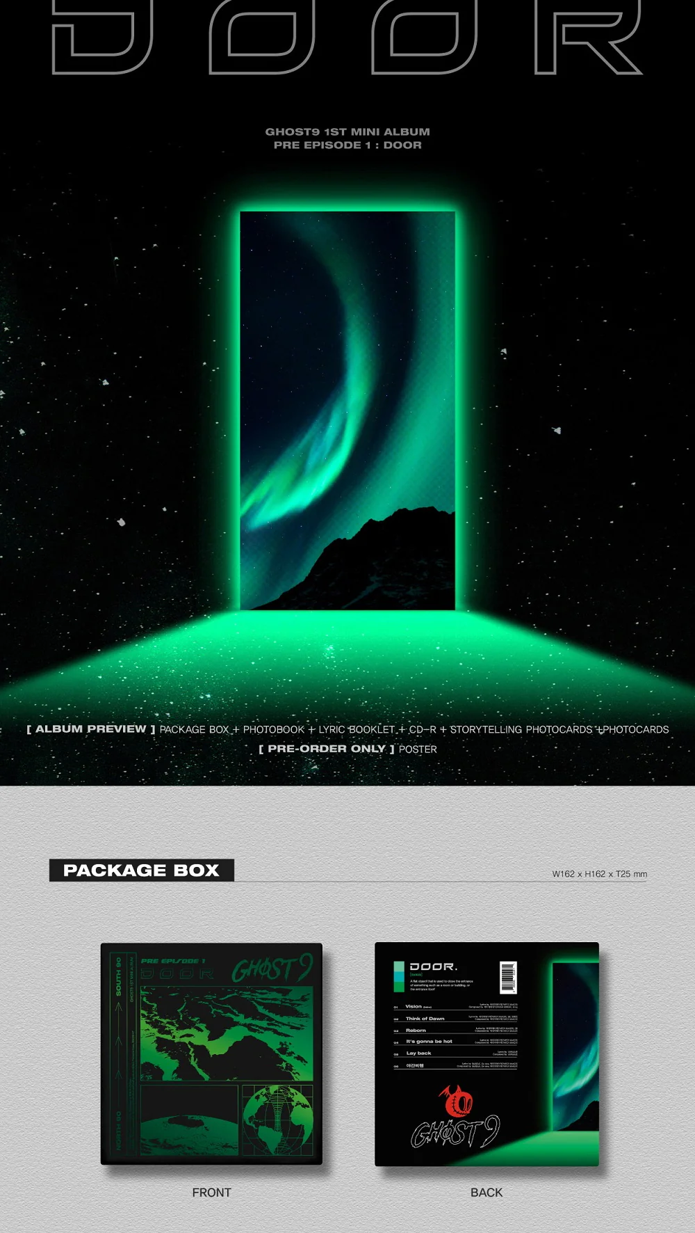 GHOST9 - 1st Mini Album PRE EPISODE 1 : DOOR - Image 2