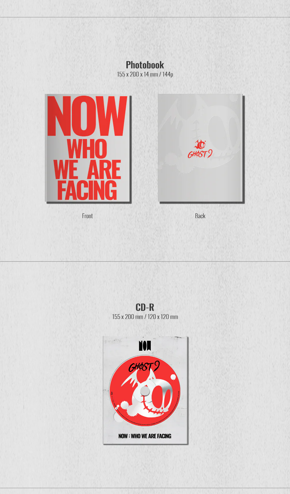 GHOST9 - NOW : Who we are facing (5th Mini Album) Album - Image 3