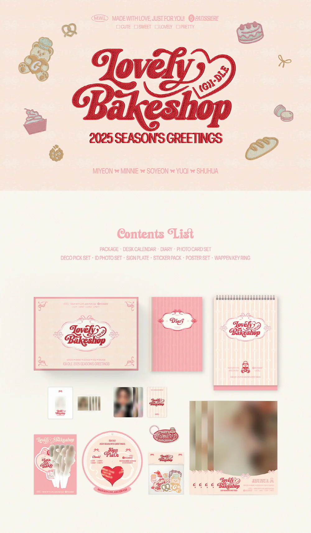 (G)I-DLE 2025 SEASON’S GREETINGS [Lovely Bakeshop] - Image 2