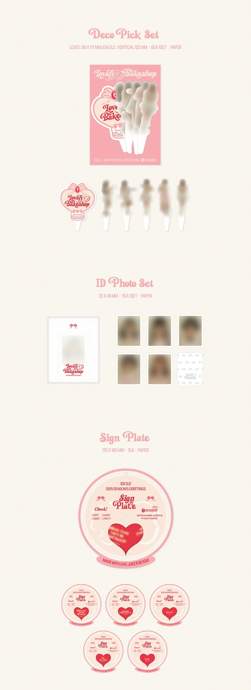 (G)I-DLE 2025 SEASON’S GREETINGS [Lovely Bakeshop] - Image 5