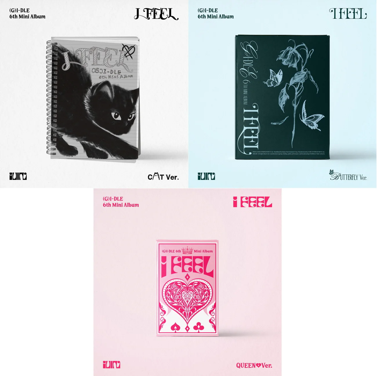 (G)I-DLE - I feel (6th Mini Album) CD