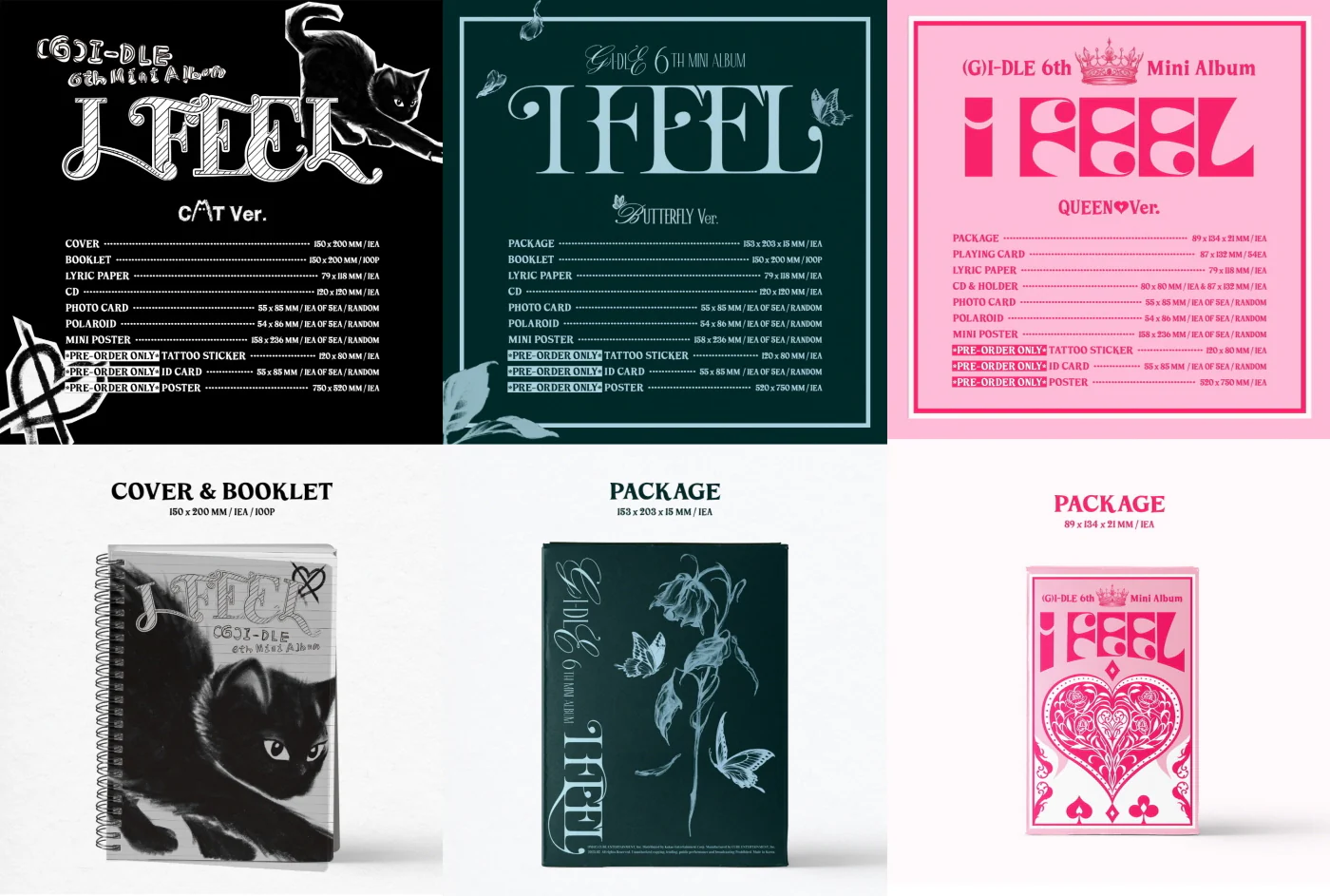 (G)I-DLE - I feel (6th Mini Album) CD - Image 2
