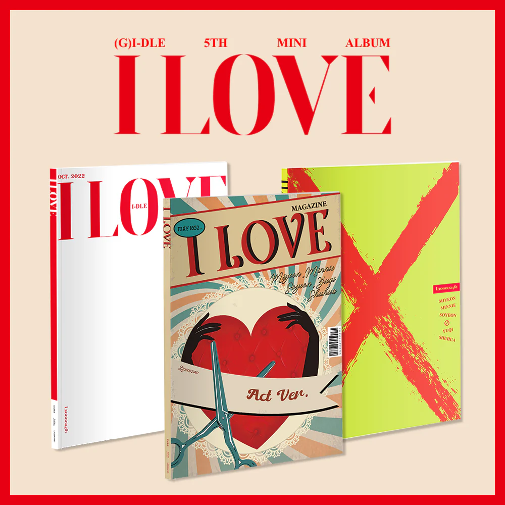 (G)I-DLE - I love 5th Mini Album+Free Gift