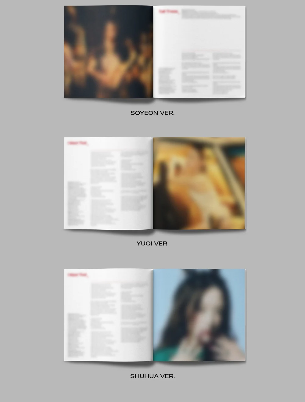 (G)I-DLE - Special Album HEAT Digipack - Member version CD+Free Gift - Image 4