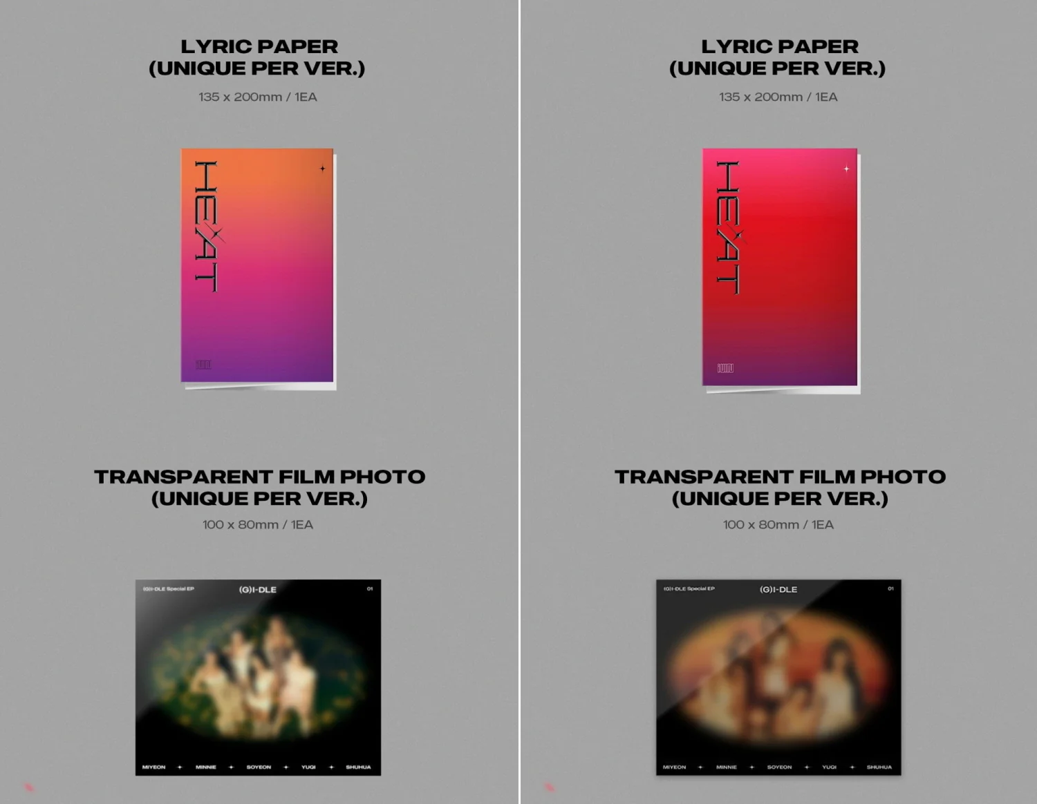 (G)I-DLE - Special Album HEAT [SLEEVE VER.] - Image 5