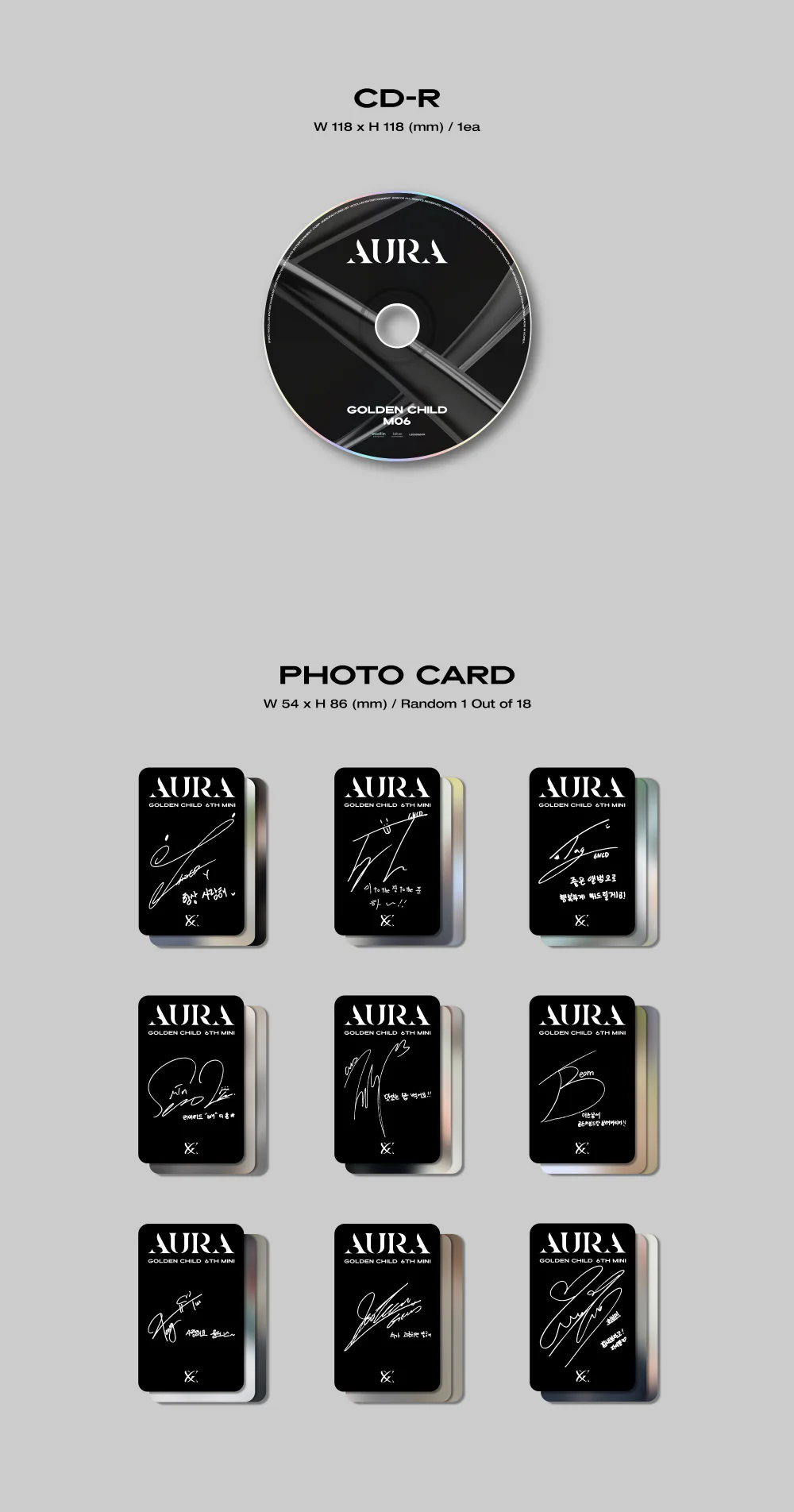 GOLDEN CHILD - AURA [Compact ver.] 6th Mini Album - Image 4