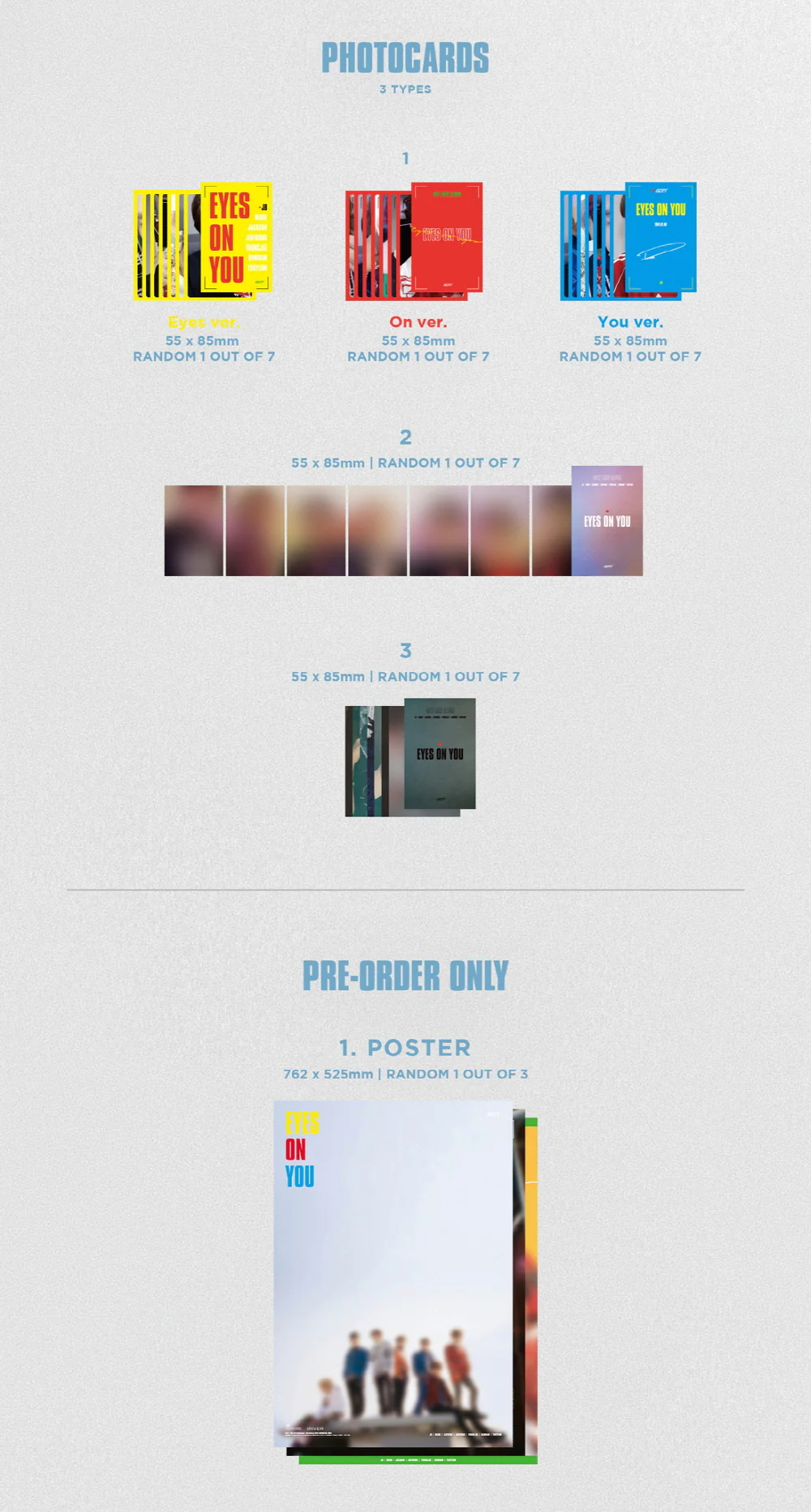GOT7 - EYES ON YOU (Mini Album) CD [Random ver.] - Image 4