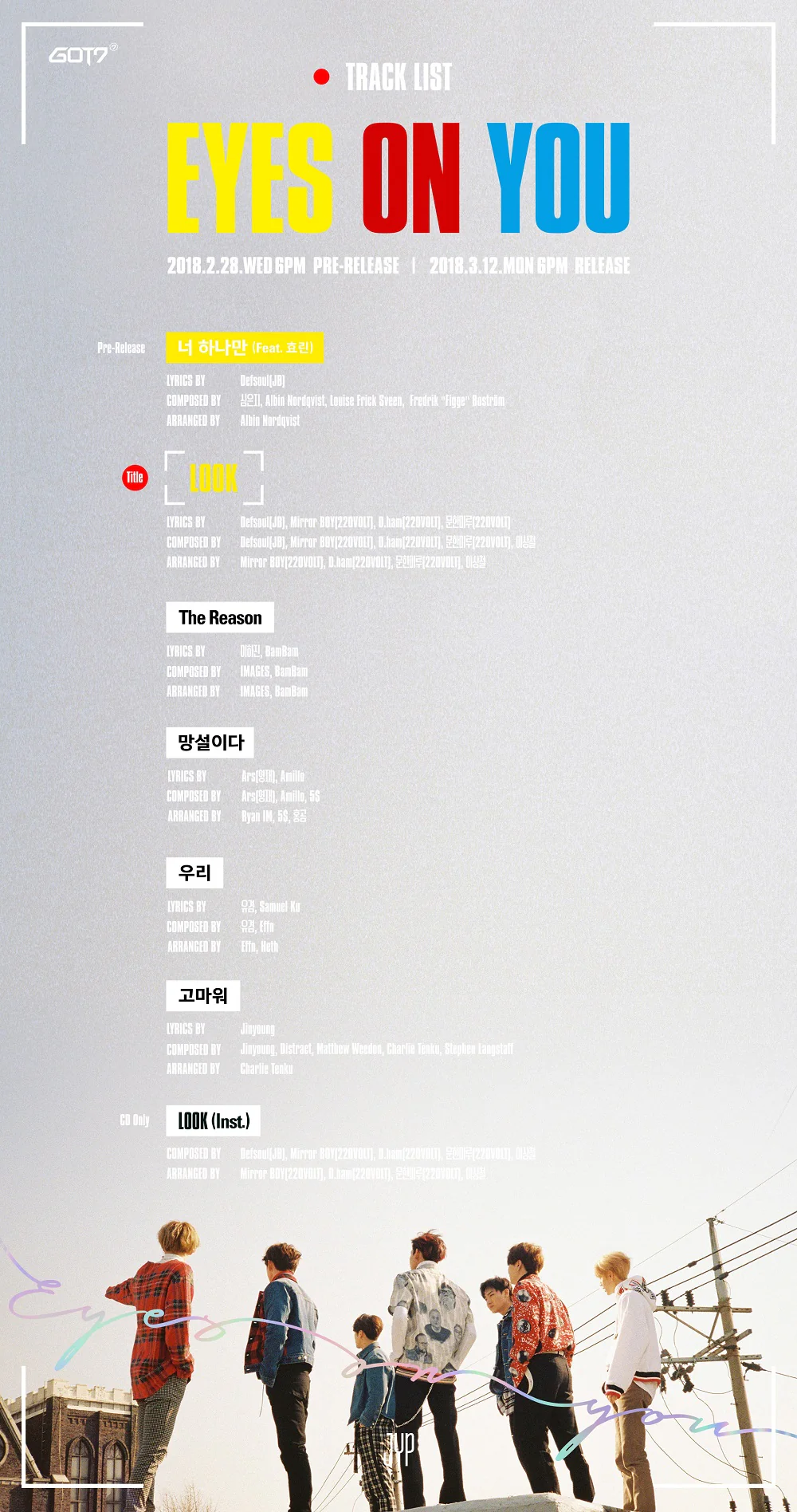 GOT7 - EYES ON YOU (Mini Album) CD [Random ver.] - Image 6