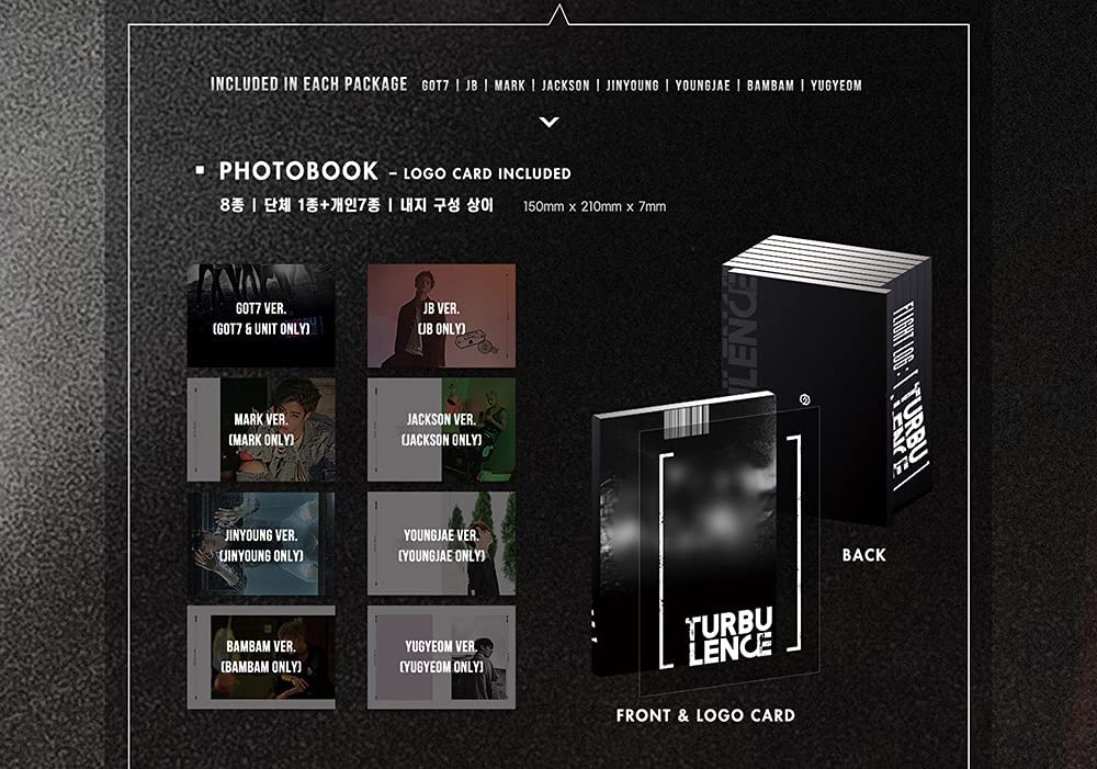 GOT7 - FLIGHT LOG : TURBULENCE CD+Photobook+Photocard - Image 4