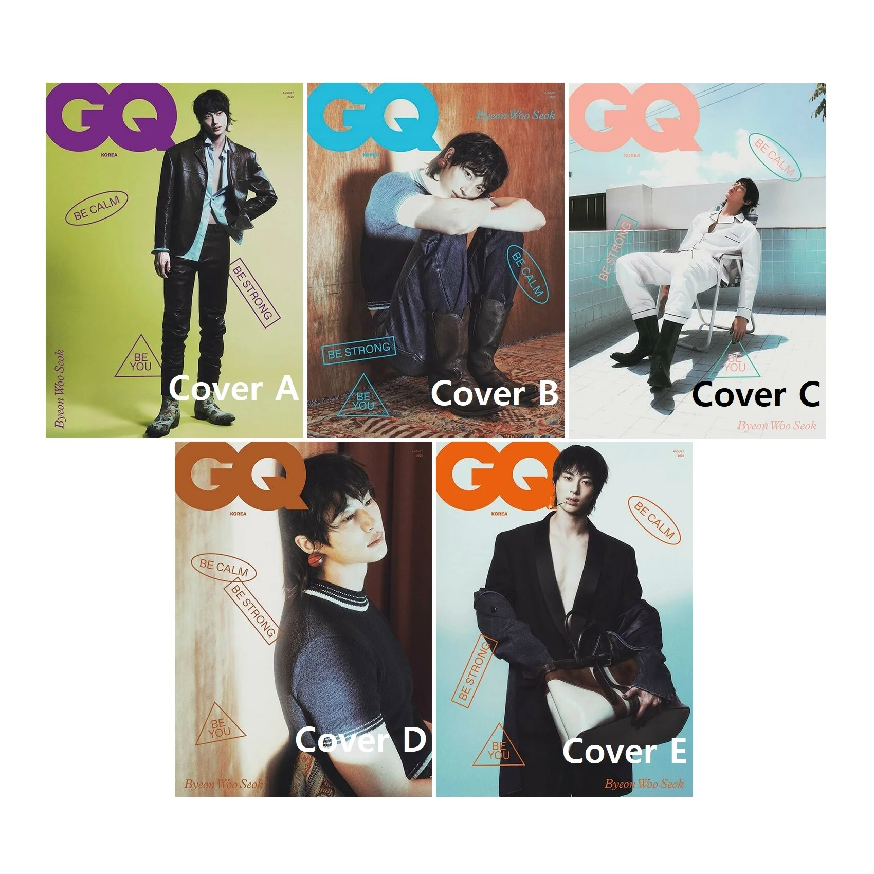 GQ Korea Magazine August 2025 Byeon Woo Seok