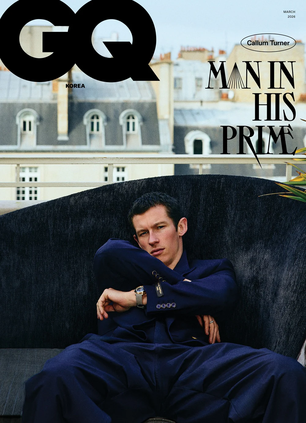GQ Korea Magazine March 2026 Callum Turner Random Cover - Image 3