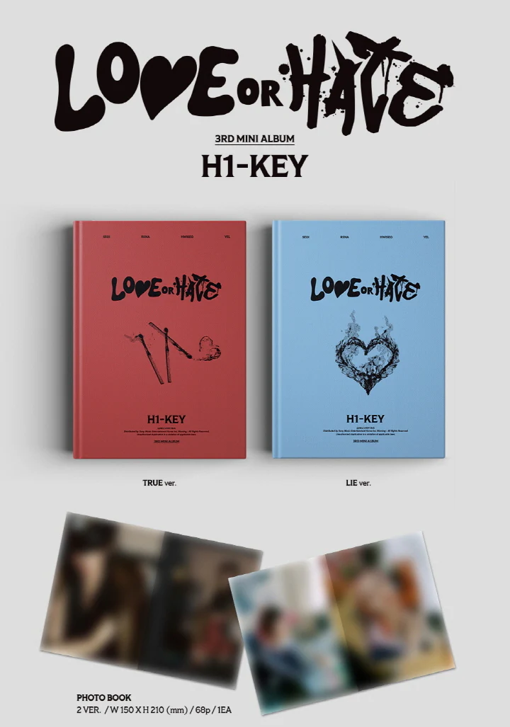 H1-KEY - 3rd Mini Album LOVE or HATE - Image 2
