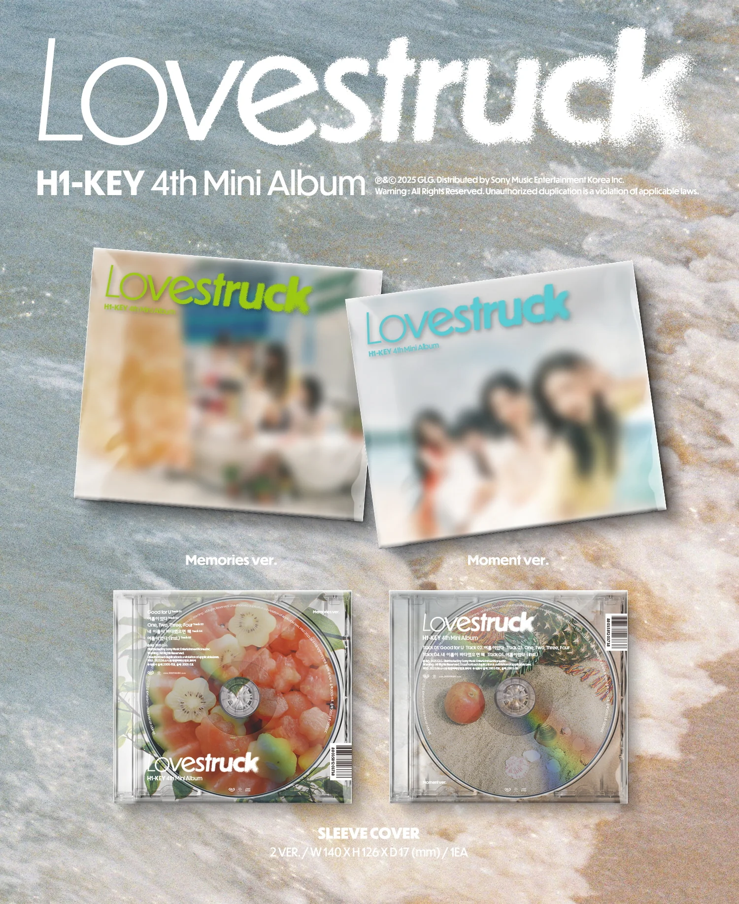 H1-KEY - 4th Mini Album Lovestruck CD - Image 3
