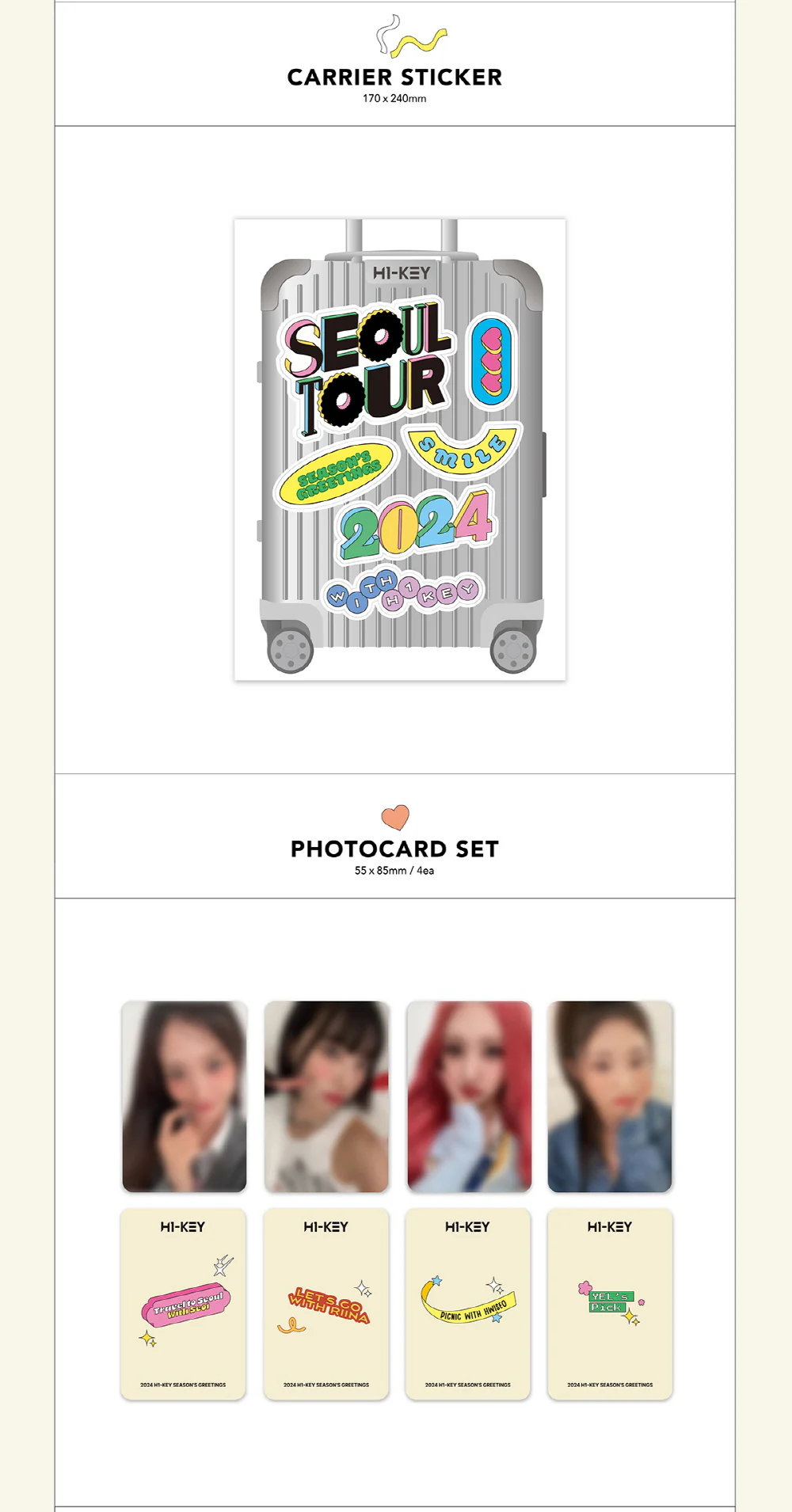 H1-KEY - H1-KEY 2024 SEASON'S GREETINGS [SEOUL TOUR] +Pre-Order Benefit - Image 5