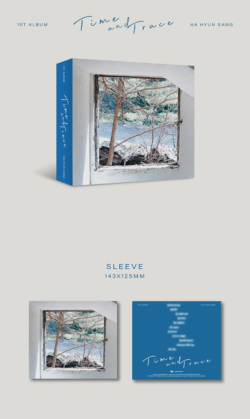 HA HYUN SANG - Vol.1 Time and Trace CD - Image 2