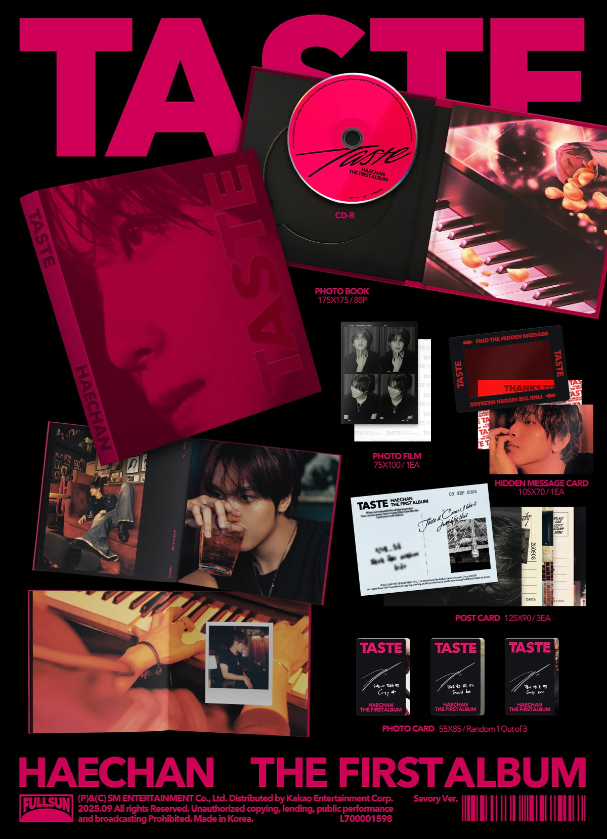 HAECHAN - TASTE [Savory Ver.] 1st Album - Image 2