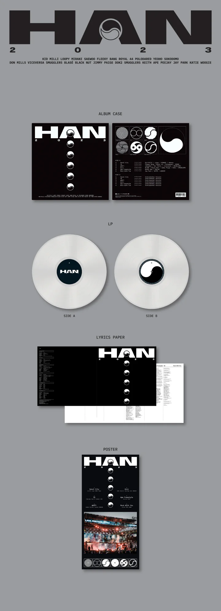 HAN 2023 [LP] KID MILLI LOOPY BLASE DON MILLS MIRANI - Image 2