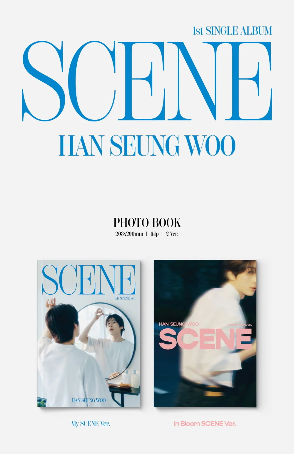 HAN SEUNG WOO - 1st Single Album Scene CD+Pre-Order Gift - Image 2