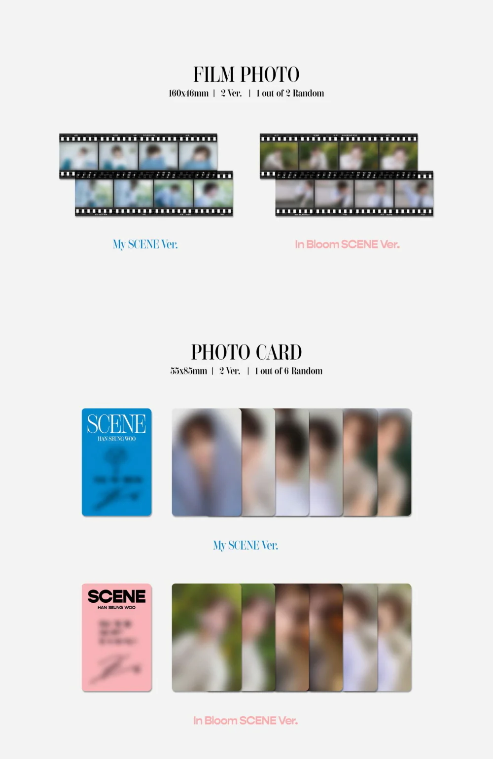 HAN SEUNG WOO - 1st Single Album Scene CD+Pre-Order Gift - Image 5