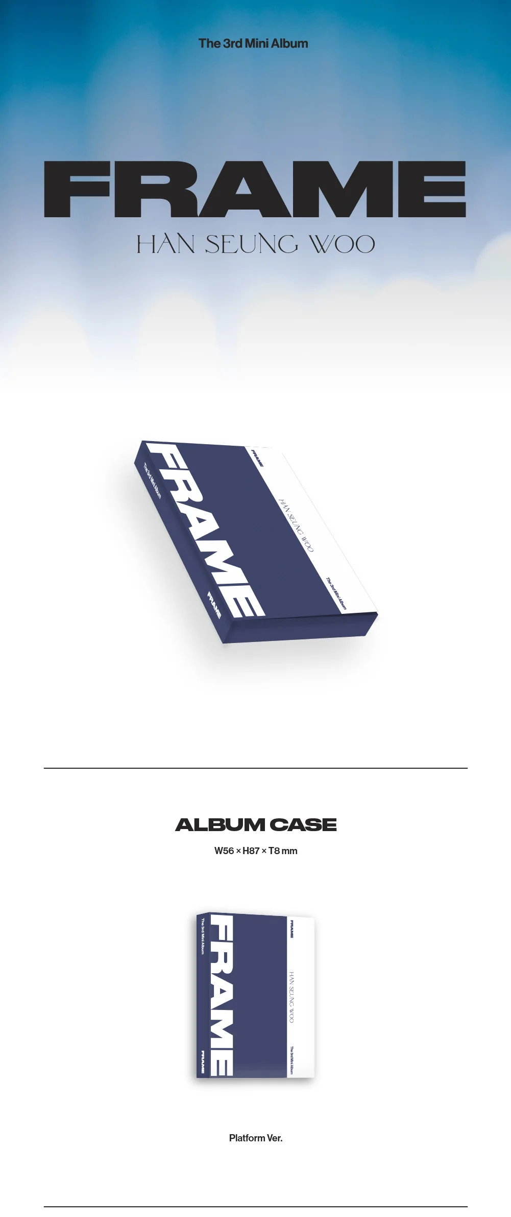 Han Seung Woo - FRAME [Platform Album] 3rd Mini Album - Image 2