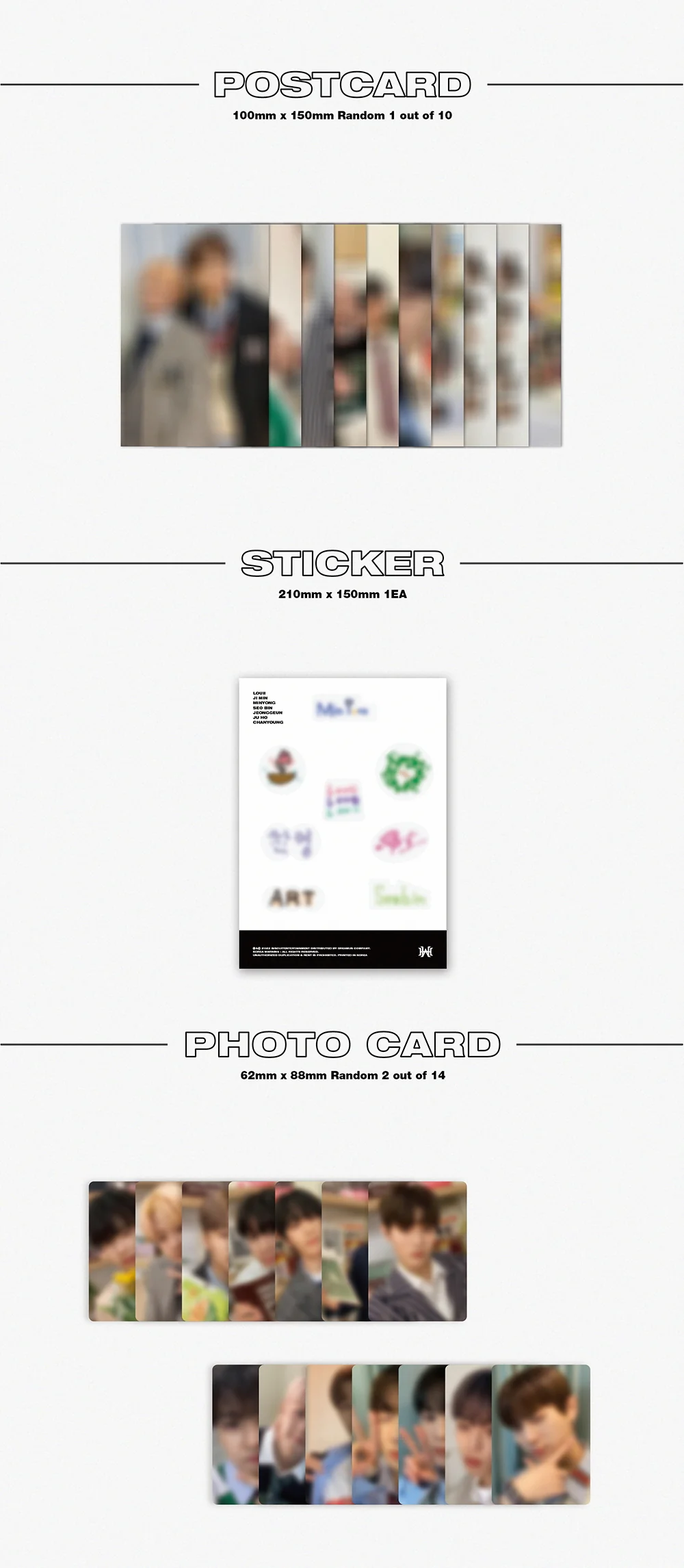 HAWW - How Are You 1st Mini Album+Folded Poster - Image 4