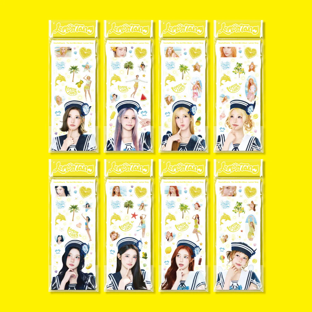 Hearts2Hearts - Lemon Tang [Sticker Ver.] Smart Album (Random ver.)