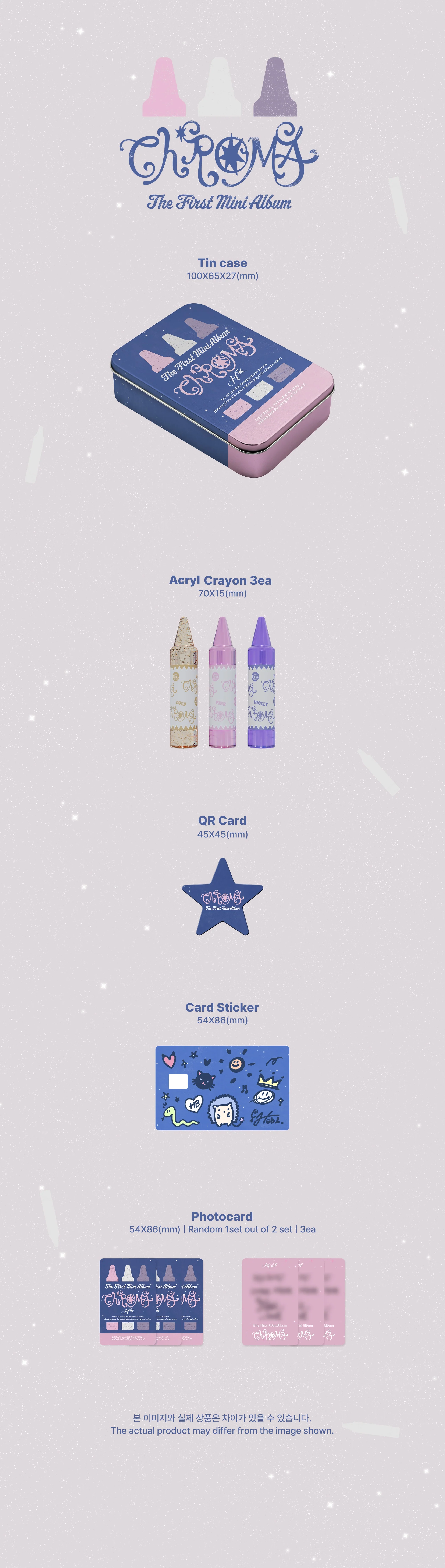 Hebi - 1st Mini Album Chroma Crayon version - Image 2