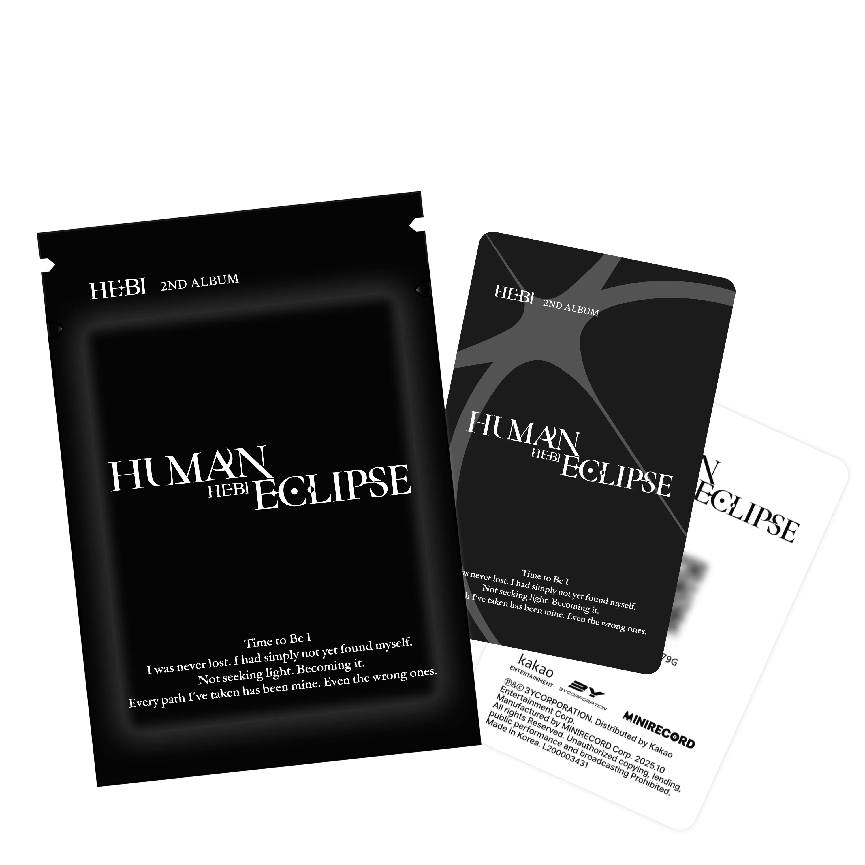 Hebi - 2nd Mini Album Human Eclipse Poca pack version - Image 2