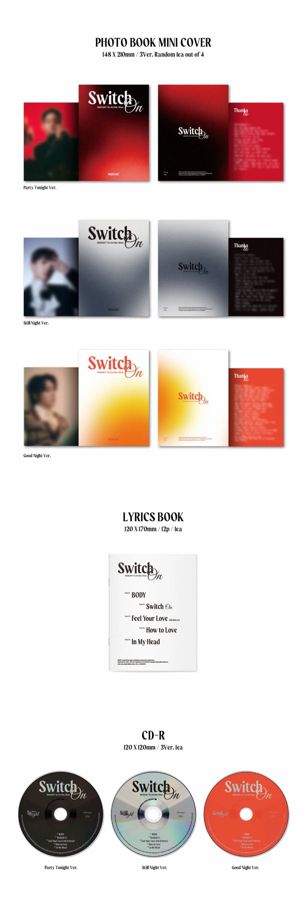 HIGHLIGHT - 5th Mini Album Switch On - Image 3