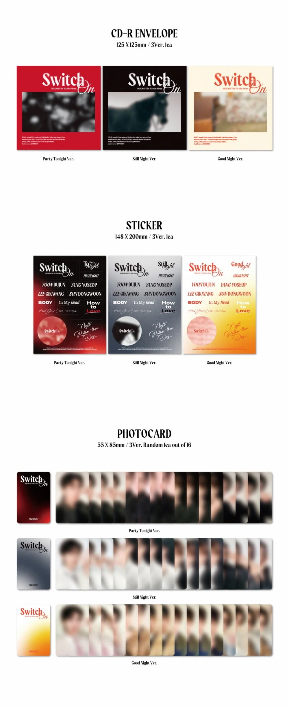 HIGHLIGHT - 5th Mini Album Switch On - Image 4
