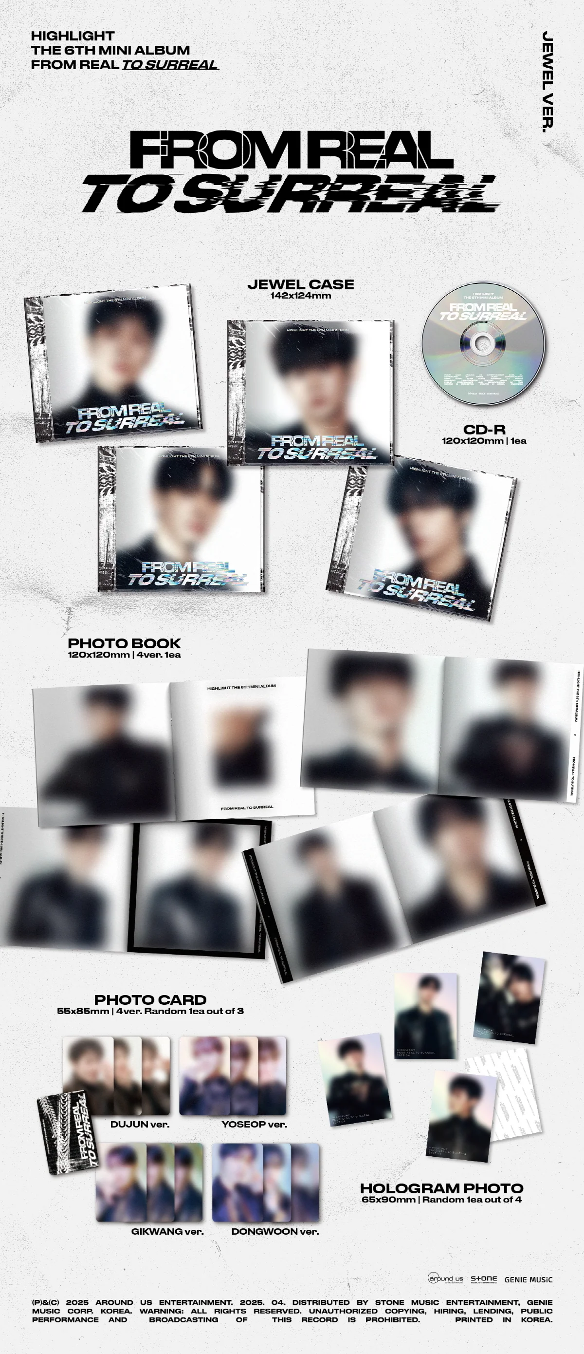 Highlight - From Real to Surreal [JEWEL Ver.] 6th Mini Album - Image 2