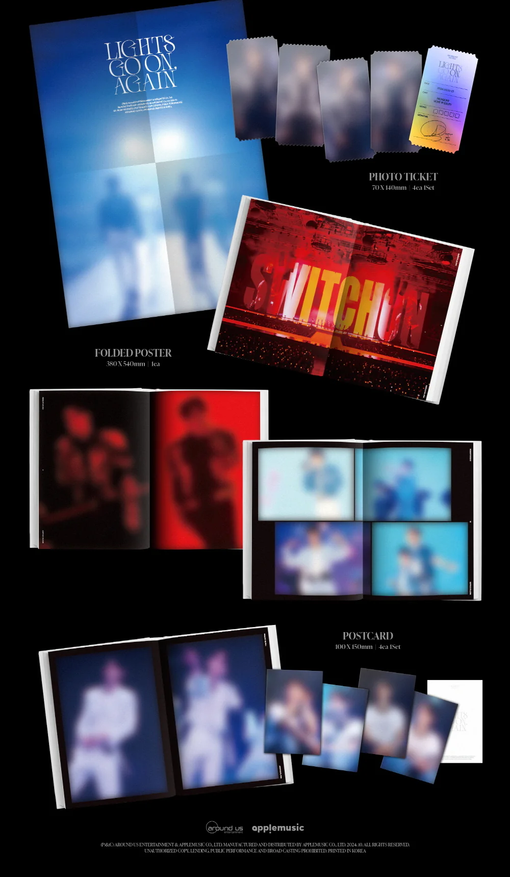 HIGHLIGHT LIVE 2024 [LIGHTS GO ON, AGAIN] BEHIND PHOTO BOOK - Image 3