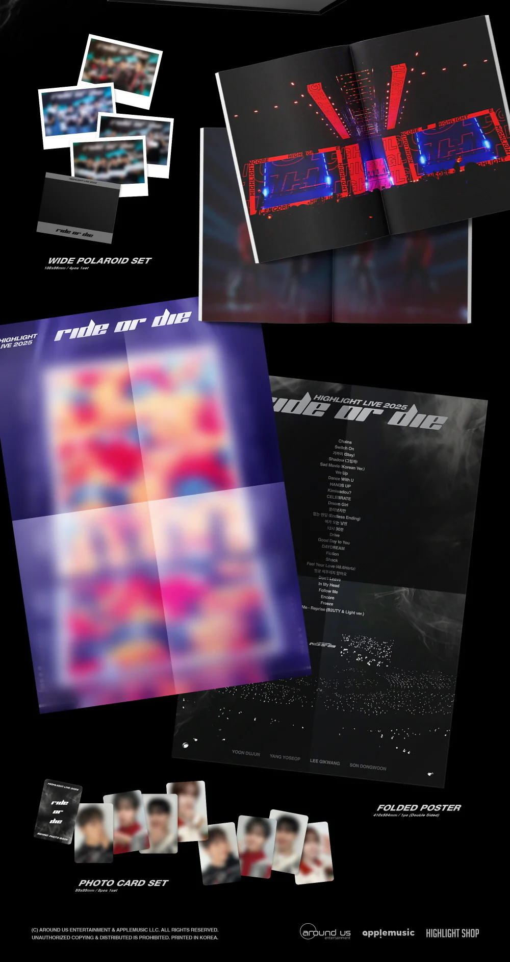 HIGHLIGHT LIVE 2025 [RIDE OR DIE] BEHIND PHOTO BOOK - Image 3