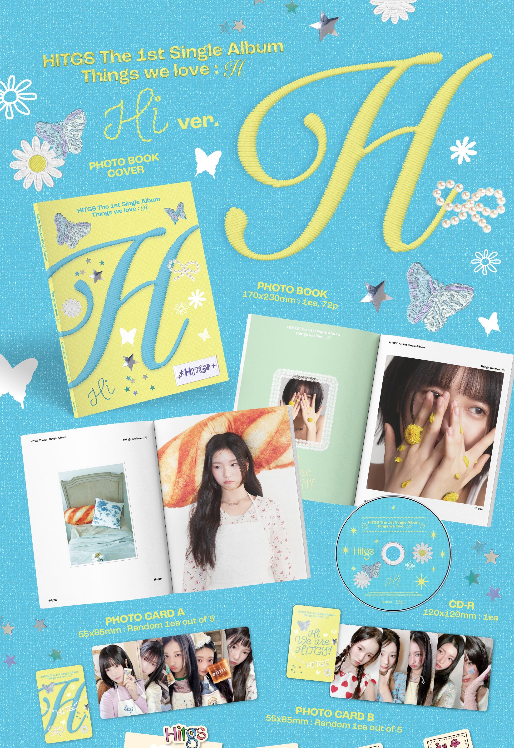 Hitgs - 1st Single Album Things we love : H CD - Image 6